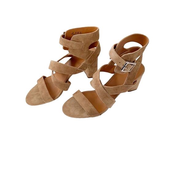 Franco Sarto Tristan Block Heel Sandal 8.5 Tan NEW - Picture 5 of 10